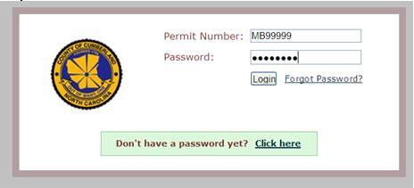 Licensee login